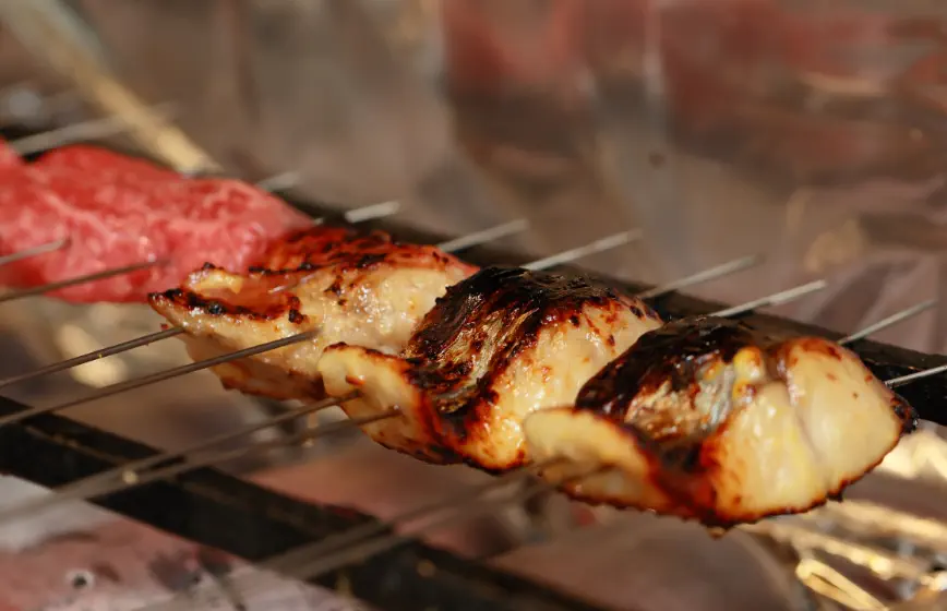 西京漬けを焼く写真